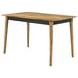 Partridge Natural Sheesham and Black Counter Height Dining Table