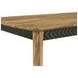 Partridge Natural Sheesham and Black Counter Height Dining Table