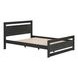 Repos Black Queen Panel Bed