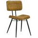 Misty Camel And Black Padded Side Chair Set of 2