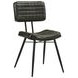 Partridge Espresso And Black Padded Side Chair Set of 2