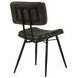 Partridge Espresso And Black Padded Side Chair Set of 2