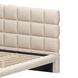 Placid Beige Queen Upholstered Panel Bed