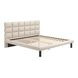 Placid Beige King Upholstered Panel Bed