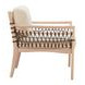 Wezly Ivory Upholstered Accent Chair