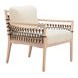 Wezly Ivory Upholstered Accent Chair