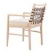 Wezly Ivory Upholstered Dining Chair Set of 2