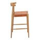 Bandani Tan Leather Upholstered Counter Height Stool