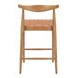 Bandani Tan Leather Upholstered Counter Height Stool