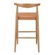 Bandani Tan Leather Upholstered Bar Stool