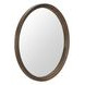 Inikas Espresso Round Wall Mirror