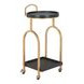 Zukei Black and Gold Bar Cart