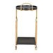 Zukei Black and Gold Bar Cart