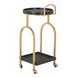 Zukei Black and Gold Bar Cart