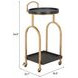 Zukei Black and Gold Bar Cart