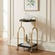 Zukei Black and Gold Bar Cart