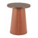 Dikis Brown Round Side Table