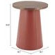 Dikis Brown Round Side Table