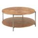 Adna Brown Round Cocktail Table