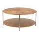 Adna Brown Round Occassional Table Set