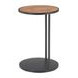 Nodo Brown and Black Round Side Table