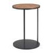 Nodo Brown and Black Round Side Table
