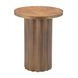 Afinato Brown Round Side Table