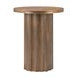Afinato Brown Round Side Table