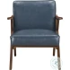 Elliott Blue Accent Chair