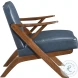 Elliott Blue Accent Chair