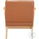 Elliott Natural And Brown Accent Chair