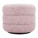 Refine Pink Tweed Performance Fabric Swivel Accent Chair