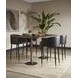 Asher Sparrow Grey And Napa Black Bar Stool