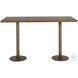 Corina Antique Brass Bar Table