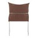 Pola Brown Upholstered Dining Chair Set of 2