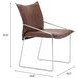 Pola Brown Upholstered Dining Chair Set of 2