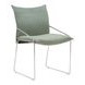 Pola Green Upholstered Dining Chair Set of 2