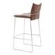 Pola Brown Upholstered Bar Stool