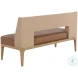 Brocco Milliken Cognac Banquette