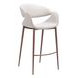 Limay Beige Upholstered Bar Stool