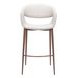 Limay Beige Upholstered Bar Stool