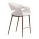 Limay Beige Upholstered Counter Height Stool