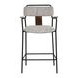 Couva Gray Upholstered Counter Height Stool Set of 2