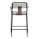 Couva Gray Upholstered Counter Height Stool Set of 2