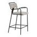 Couva Gray Upholstered Counter Height Stool Set of 2