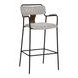 Couva Gray Upholstered Bar Stool Set of 2