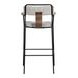 Couva Gray Upholstered Bar Stool Set of 2