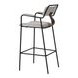 Couva Gray Upholstered Bar Stool Set of 2