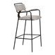Couva Gray Upholstered Bar Stool Set of 2