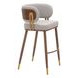 Brew Beige Upholstered Bar Stool